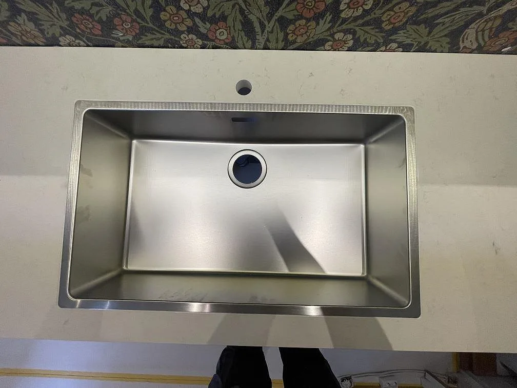 Køkkenbordplade i Silestone Linen Cream, Stockholm – billede 2