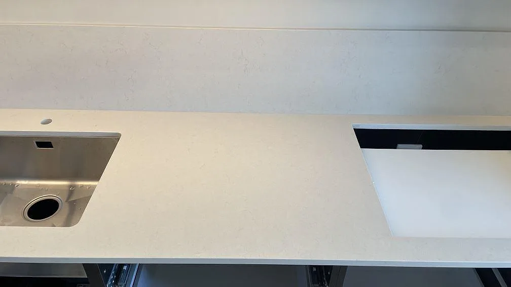 Køkkenbordplade i Silestone Linen Cream, Tomelilla – billede 5