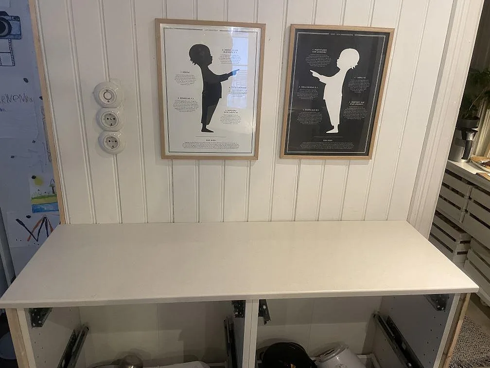 Køkkenbordplade i Silestone Linen Cream, Värmdö – billede 6
