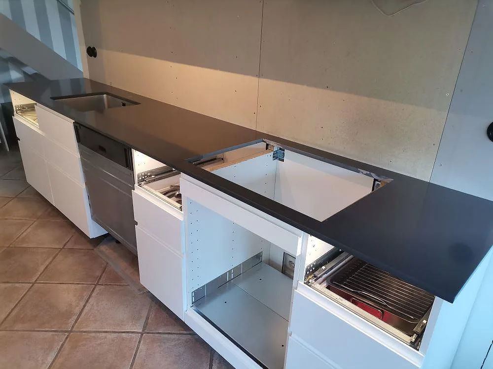 Køkkenbordplade i Silestone Marengo, Täby – billede 4