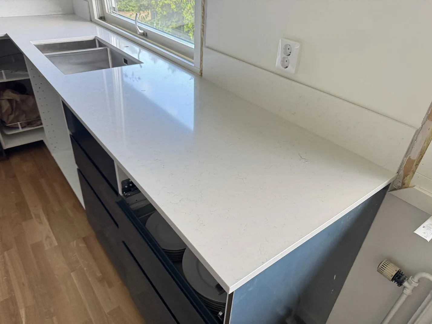 Køkkenbordplade i Silestone Miami Vena, Helsingborg – billede 3