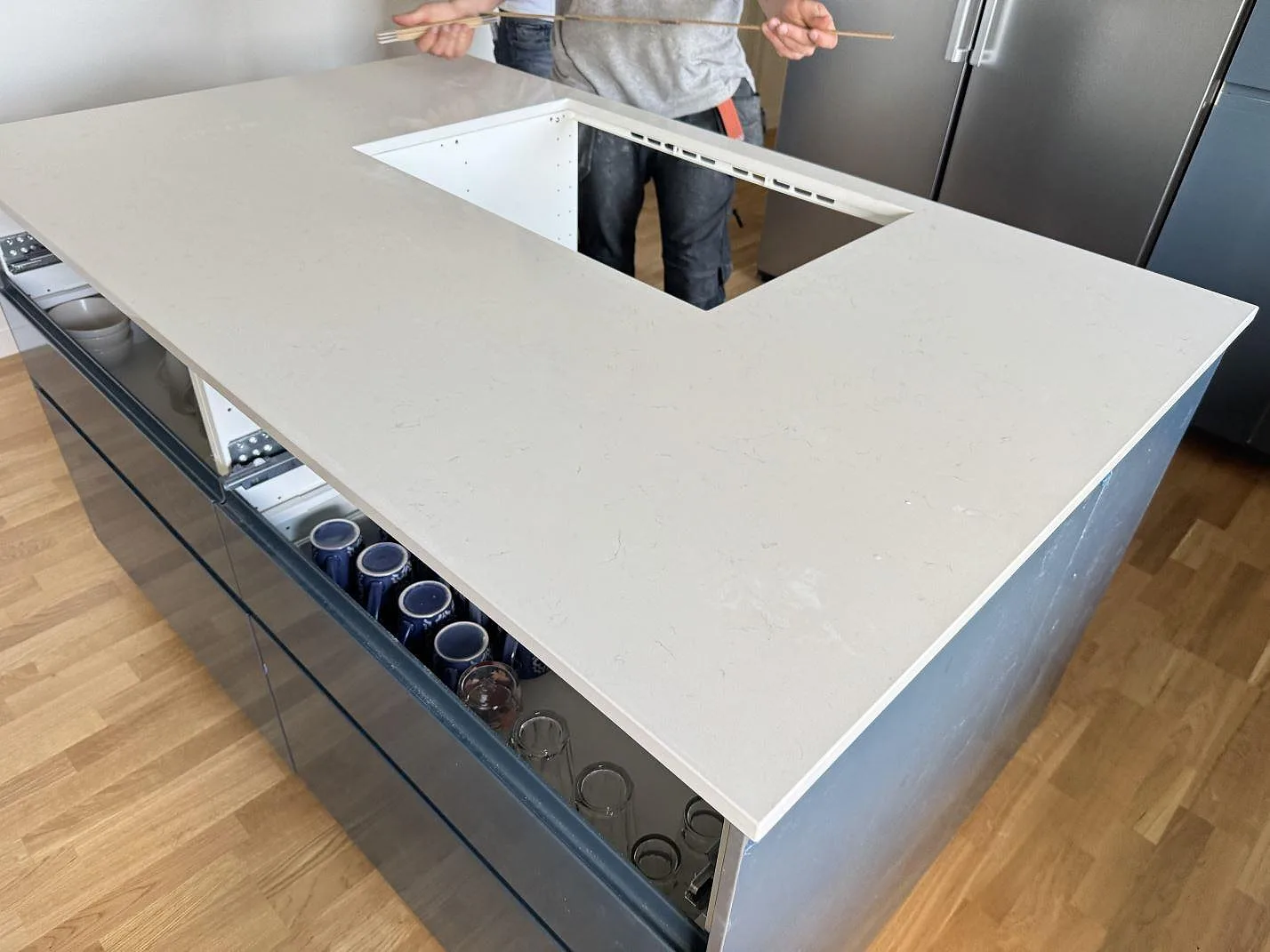 Køkkenbordplade i Silestone Miami Vena, Helsingborg – billede 2