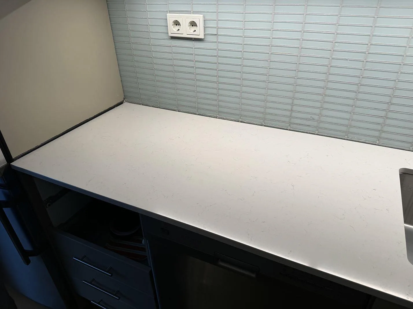 Køkkenbordplade i Silestone Miami Vena, Malmö – billede 2
