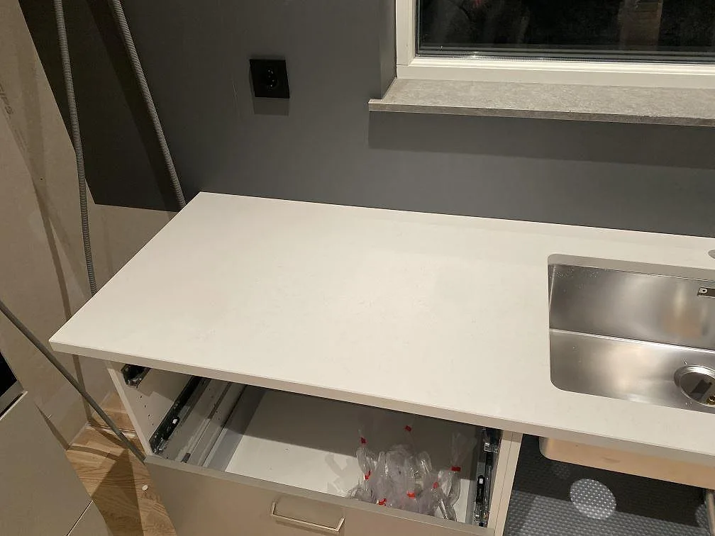 Køkkenbordplade i Silestone Miami Vena, Mariestad – billede 6