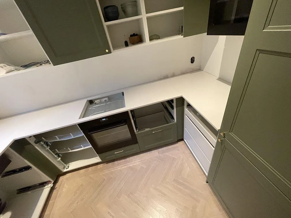 Køkkenbordplade i Silestone Miami White, Bromma – billede 5