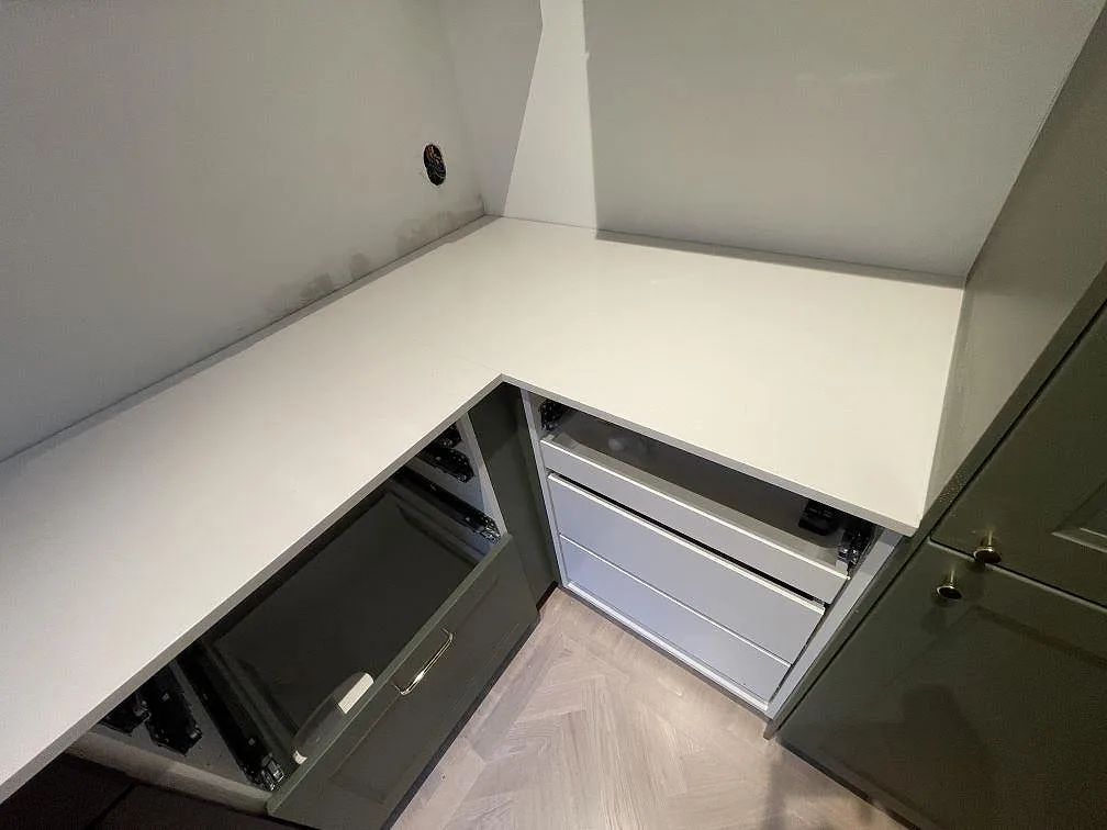 Køkkenbordplade i Silestone Miami White, Bromma – billede 6