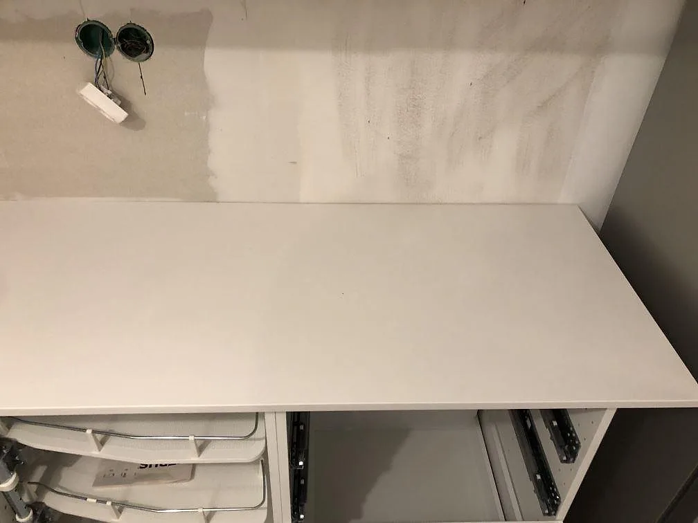 Køkkenbordplade i Silestone Miami White, Gantofta – billede 3