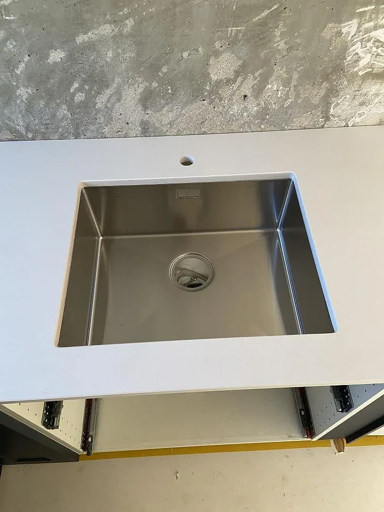Køkkenbordplade i Silestone Miami White, Helsingborg – billede 3