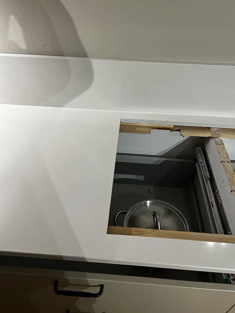 Køkkenbordplade i Silestone Miami White, Trelleborg – billede 6