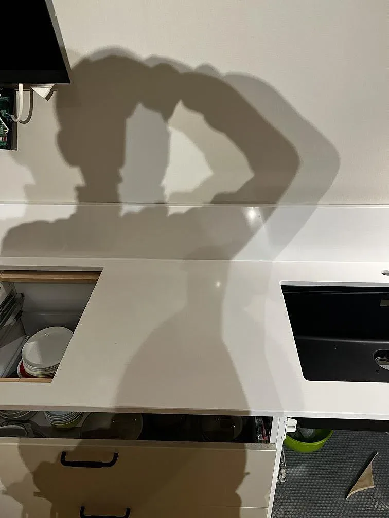 Køkkenbordplade i Silestone Miami White, Trelleborg – billede 8