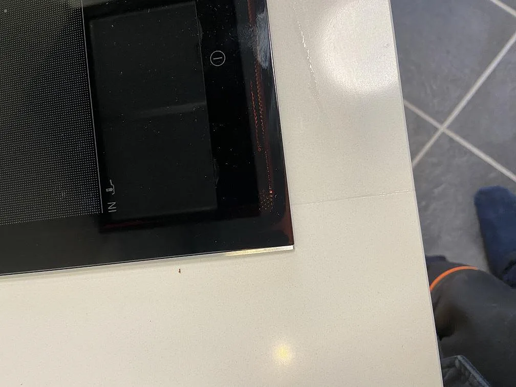 Køkkenbordplade i Silestone Miami White, Västra Frölunda – billede 4