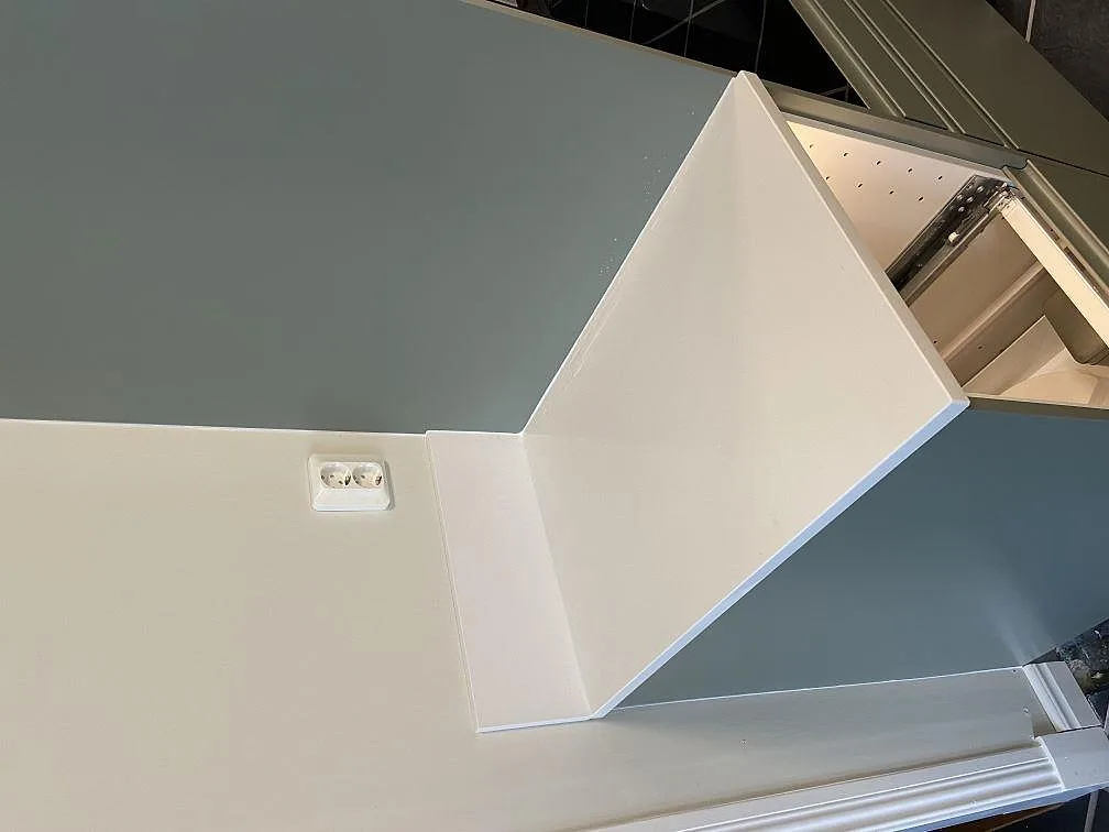 Køkkenbordplade i Silestone Miami White, Västra Frölunda – billede 6
