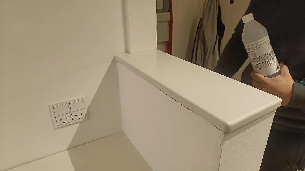 Køkkenbordplade i Silestone Miami White, Valby – billede 6