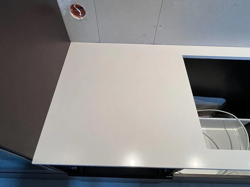 Køkkenbordplade i Silestone Miami White, Varberg – billede 5