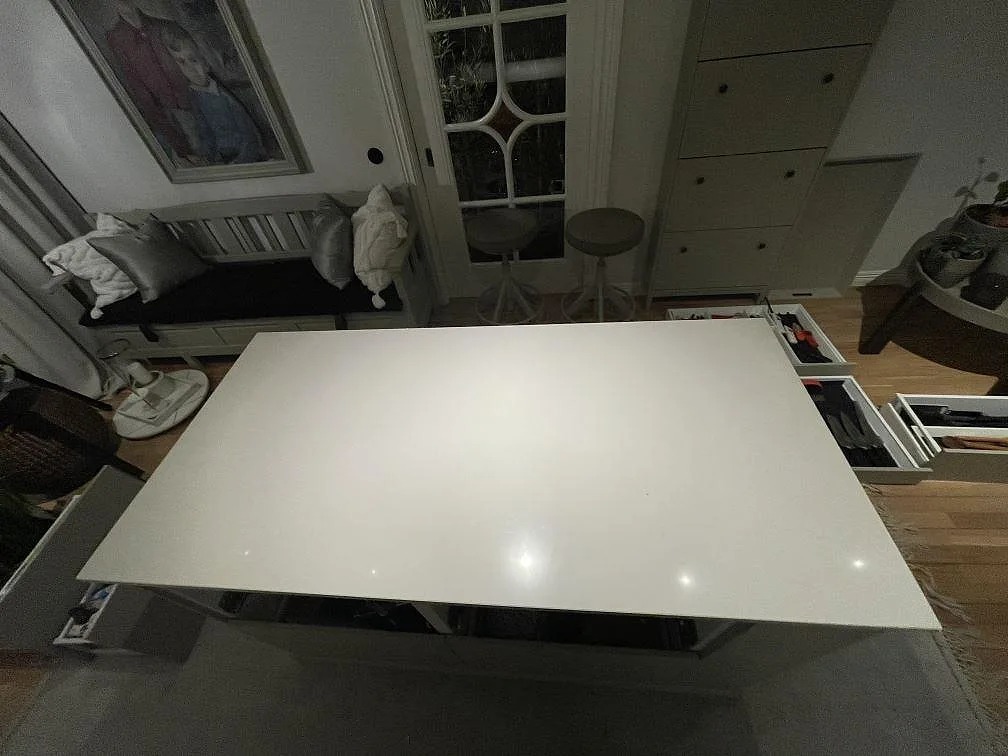 Køkkenbordplade i Silestone Miami White, Vejbystrand – billede 2