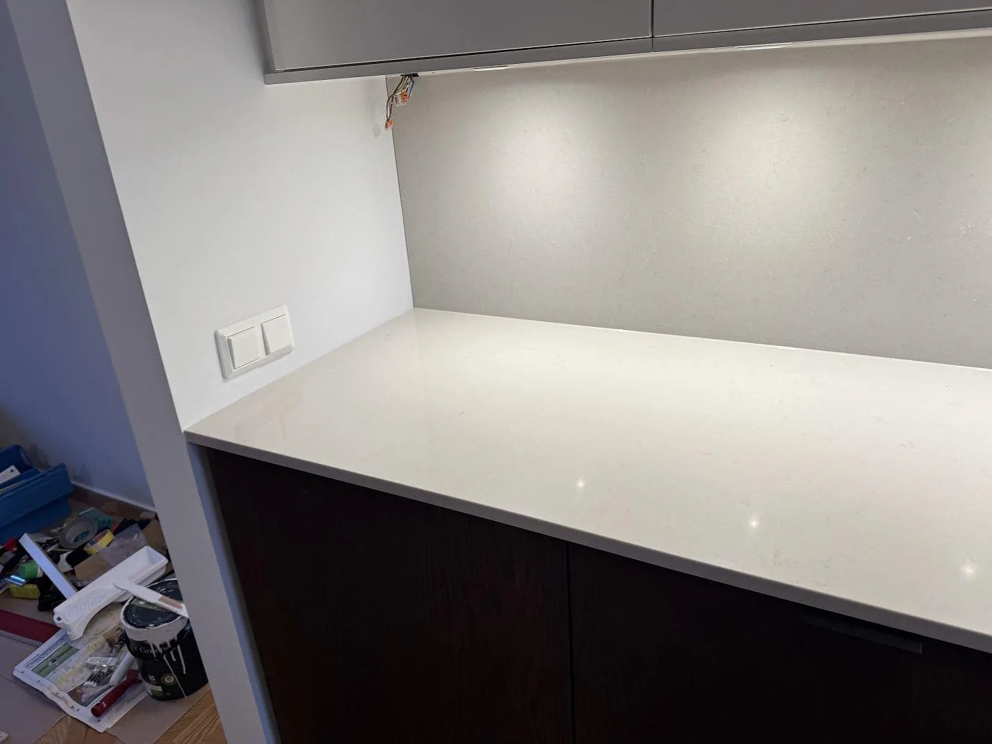 Køkkenbordplade i Silestone Motion Grey, Lomma – billede 8