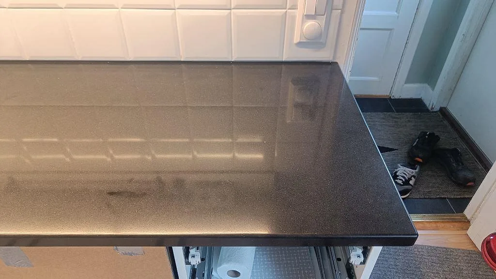 Køkkenbordplade i Silestone Negro Tebas, Åmål – billede 7