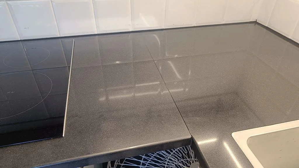 Køkkenbordplade i Silestone Negro Tebas, Åmål – billede 6