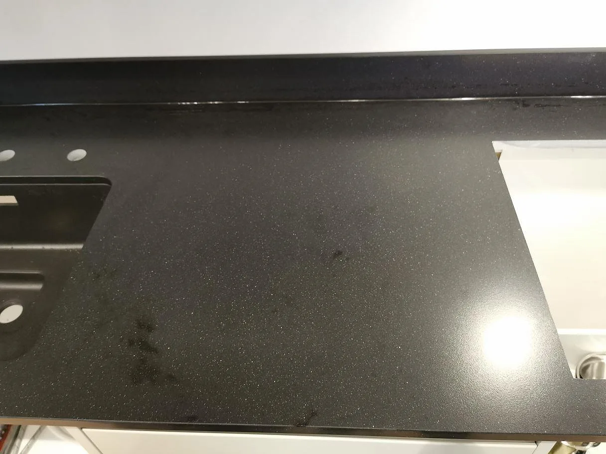 Køkkenbordplade i Silestone Negro Tebas, Höllviken – billede 5