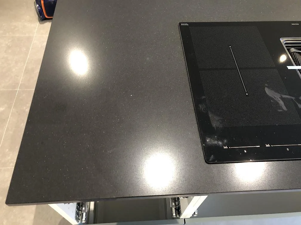 Køkkenbordplade i Silestone Negro Tebas, Svedala – billede 4