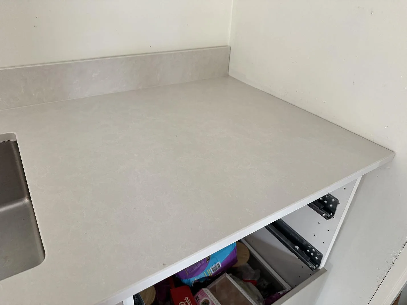 Køkkenbordplade i Silestone Nolita, Nättraby – billede 7
