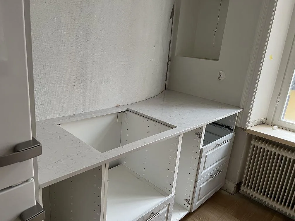 Køkkenbordplade i Silestone Pearl Jasmine, Stockholm – billede 2