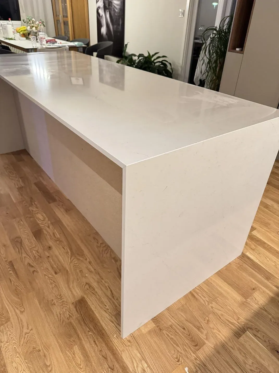 Køkkenbordplade i Silestone Persian White, Kävlinge – billede 7