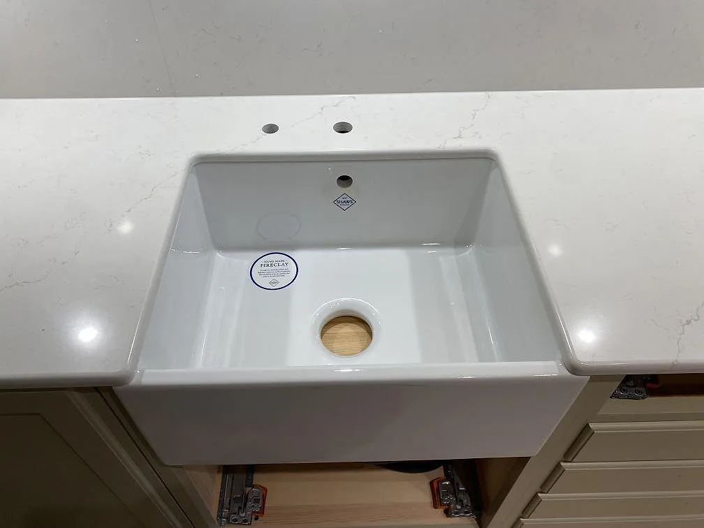 Køkkenbordplade i Silestone Persian White, Sundbyberg – billede 2