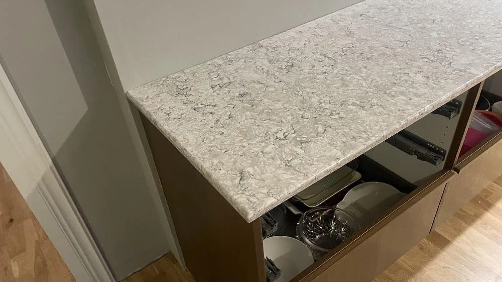 Køkkenbordplade i Silestone Pietra, Hällingsjö – billede 5