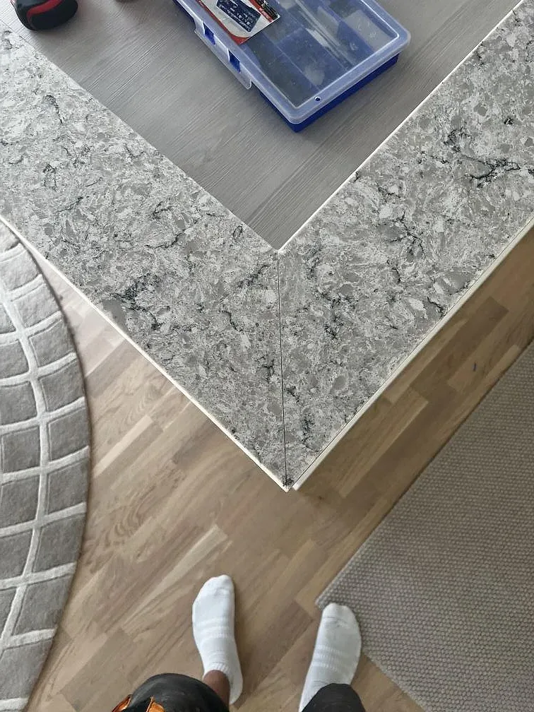 Køkkenbordplade i Silestone Pietra, Malmö – billede 5