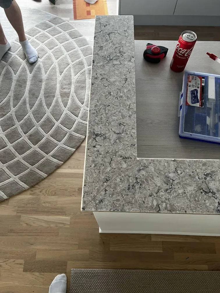 Køkkenbordplade i Silestone Pietra, Malmö – billede 4