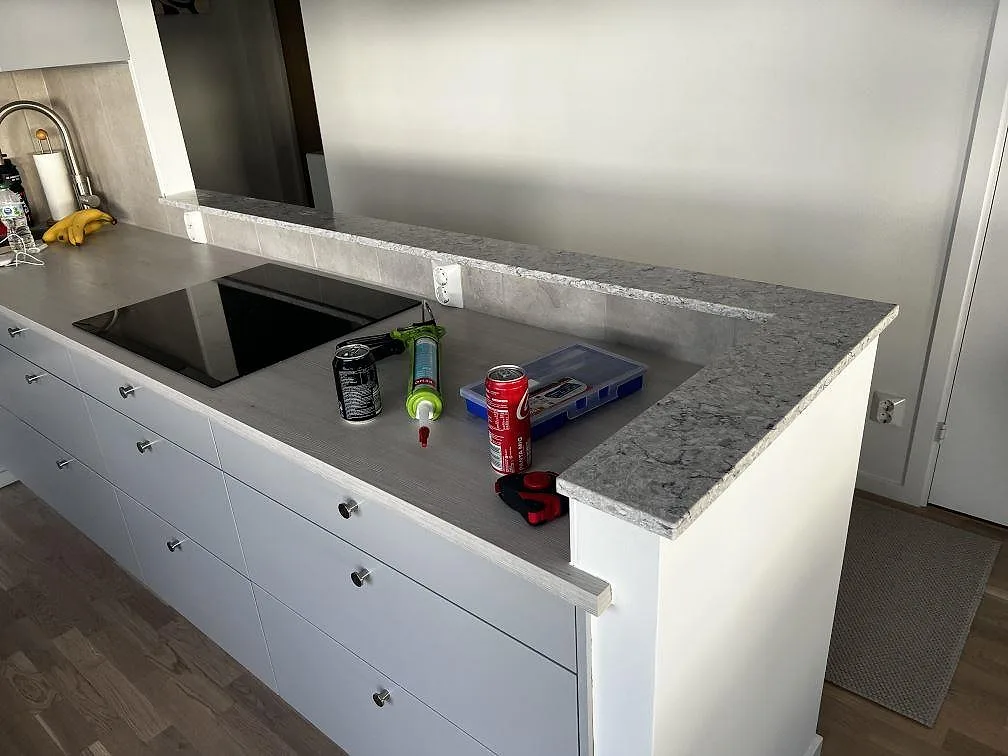 Køkkenbordplade i Silestone Pietra, Malmö – billede 3