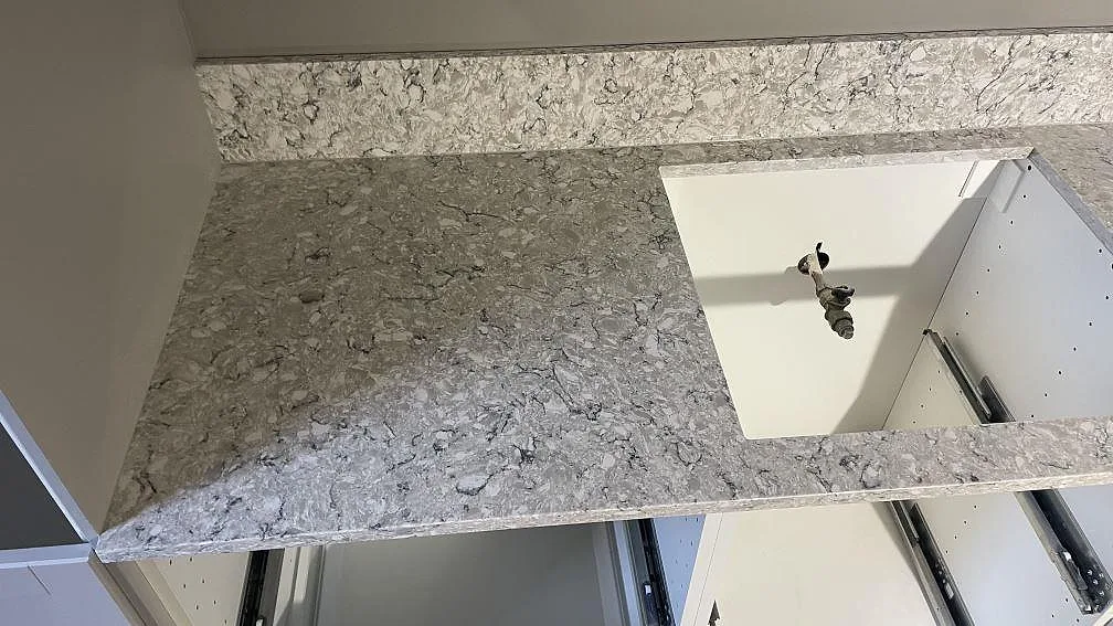 Køkkenbordplade i Silestone Pietra, Malmö – billede 6
