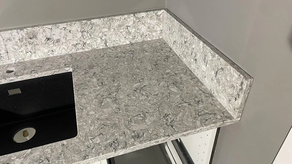 Køkkenbordplade i Silestone Pietra, Malmö – billede 4