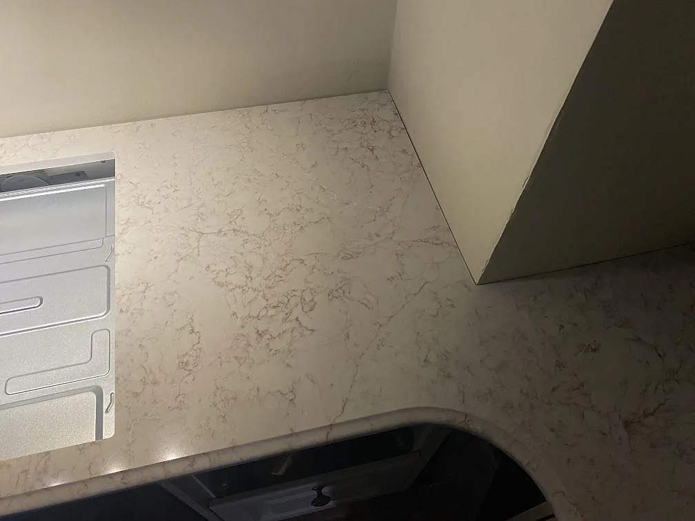 Køkkenbordplade i Silestone Riviere Rose, Trelleborg – billede 4