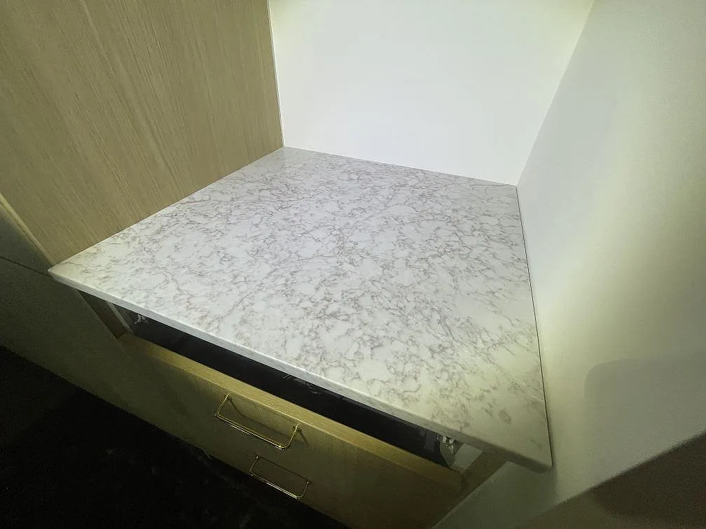 Køkkenbordplade i Silestone Riviere Rose, Vaxholm – billede 3