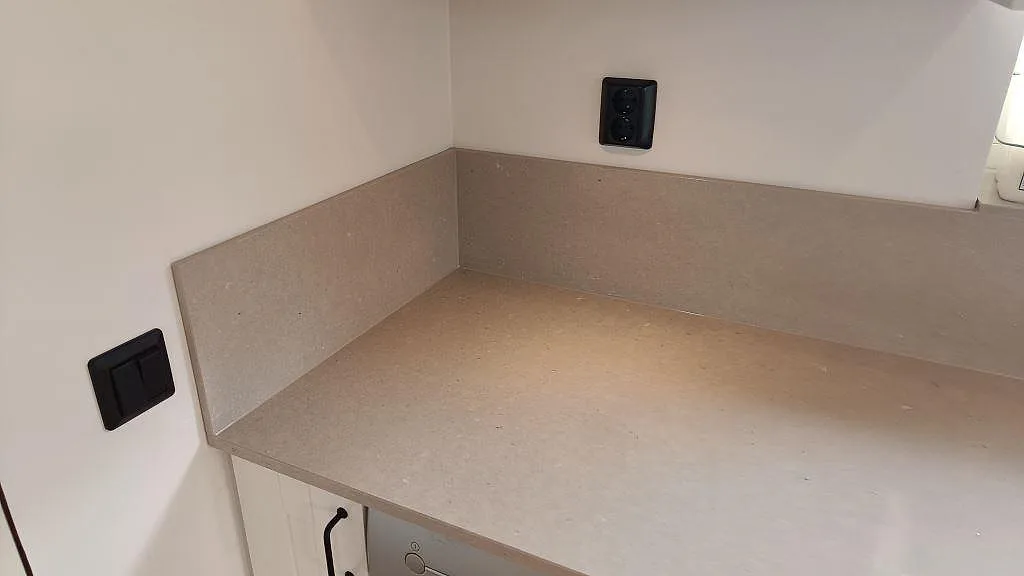 Køkkenbordplade i Silestone Royal Reef, Barsebäck – billede 6