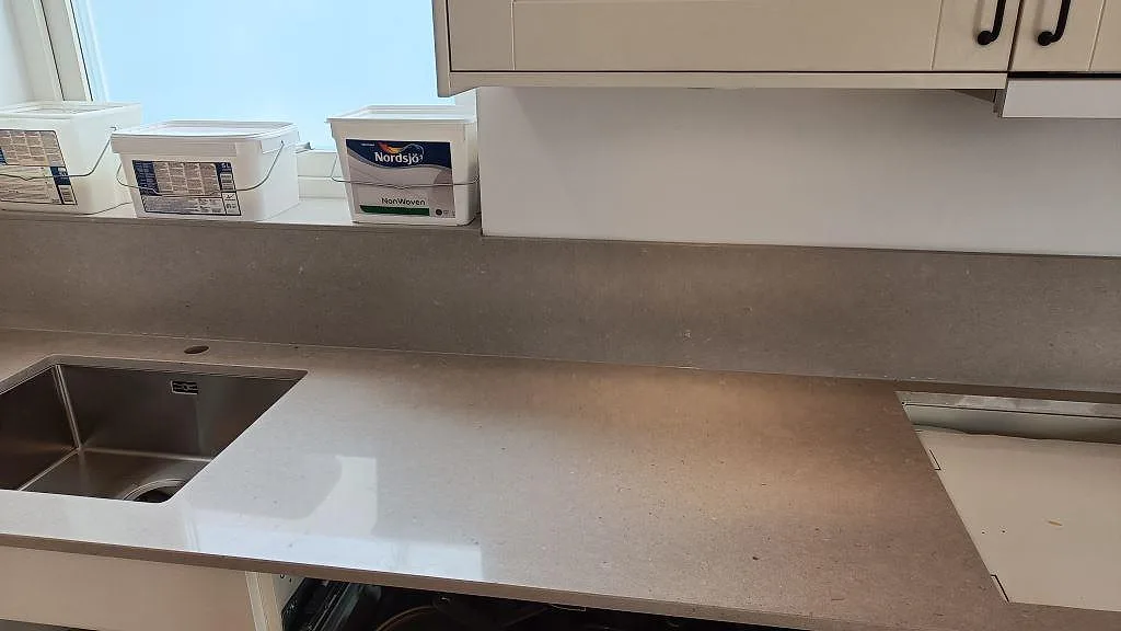 Køkkenbordplade i Silestone Royal Reef, Barsebäck – billede 4