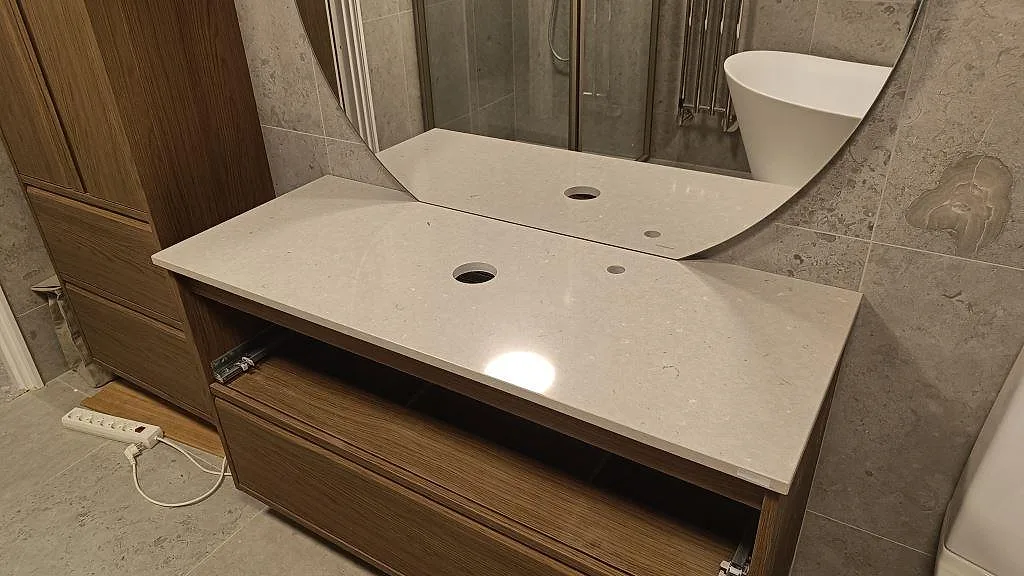 Køkkenbordplade i Silestone Royal Reef, Bjärred – billede 8