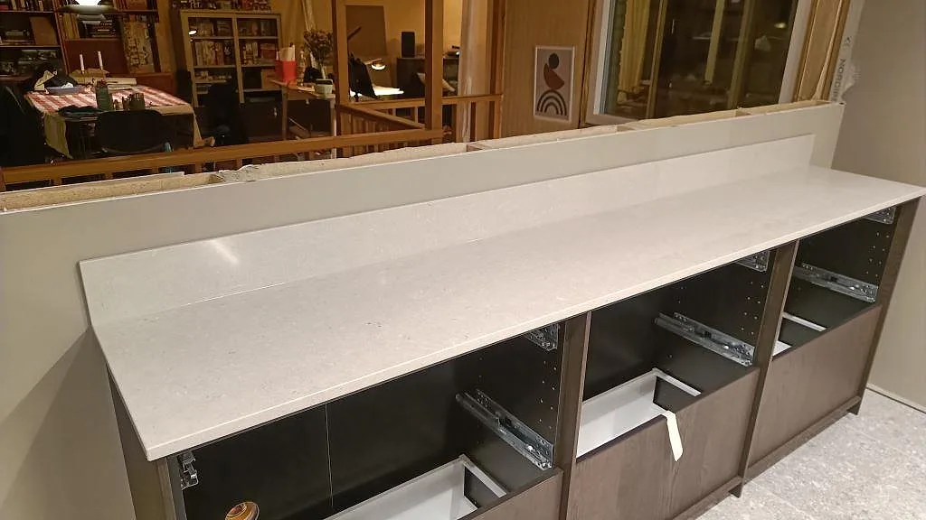 Køkkenbordplade i Silestone Royal Reef, Bjärred – billede 3