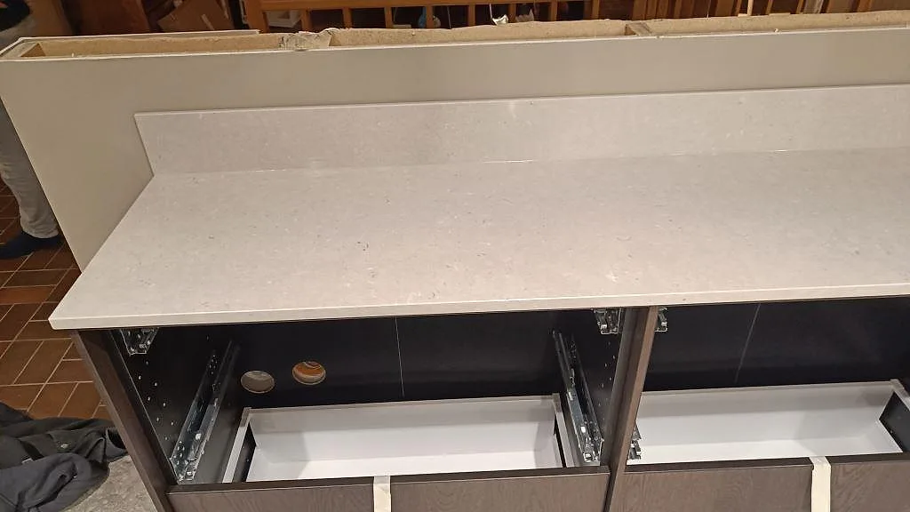 Køkkenbordplade i Silestone Royal Reef, Bjärred – billede 4
