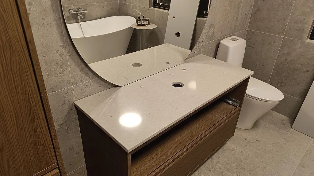 Køkkenbordplade i Silestone Royal Reef, Bjärred – billede 7