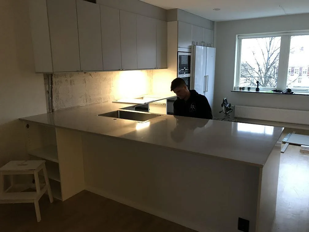 Køkkenbordplade i Silestone Royal Reef, Jönköping