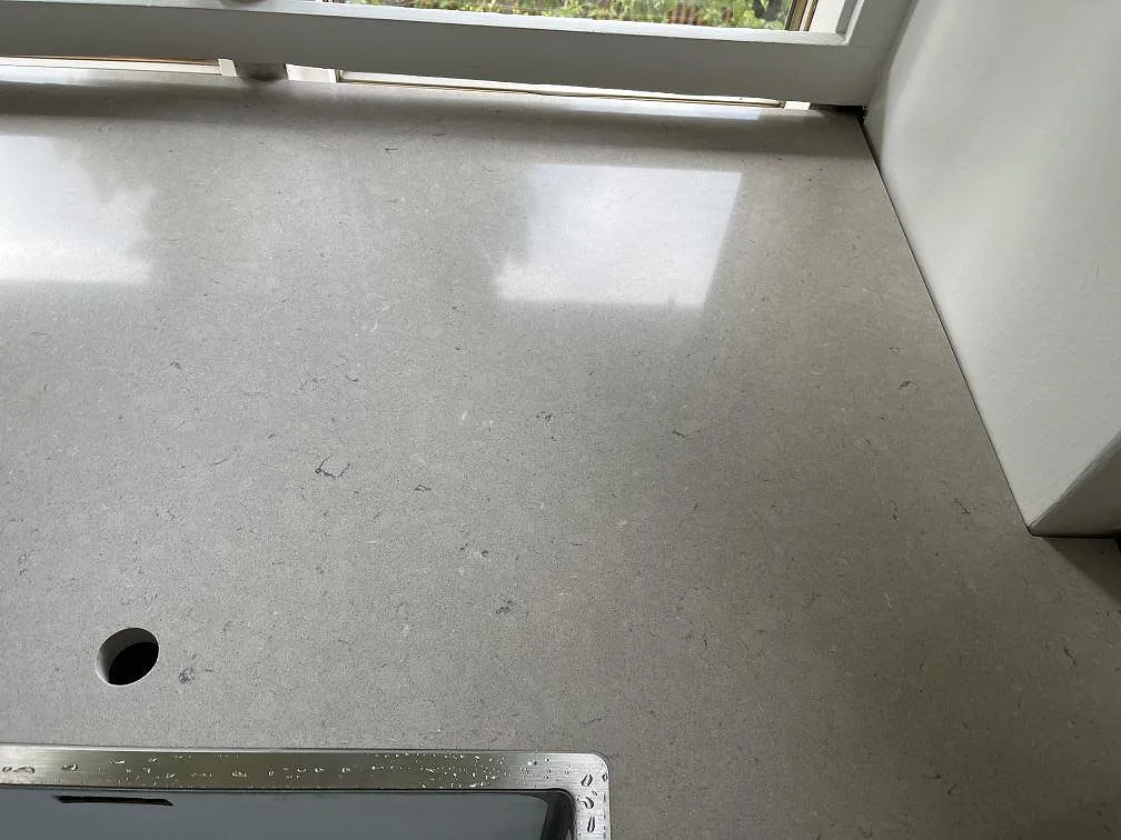 Køkkenbordplade i Silestone Royal Reef, København N. – billede 5