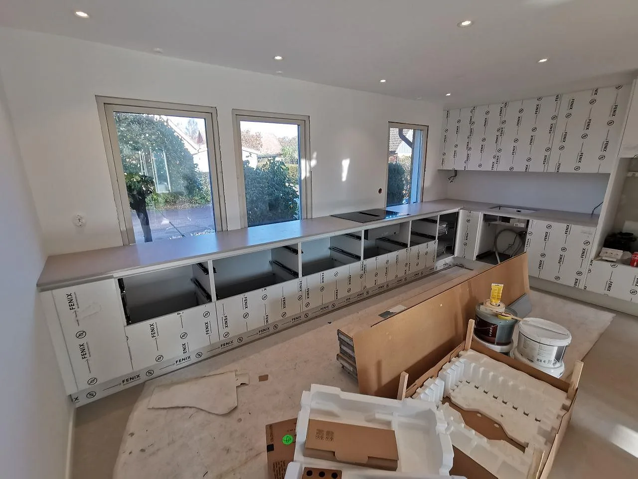 Køkkenbordplade i Silestone Royal Reef, Lerberget