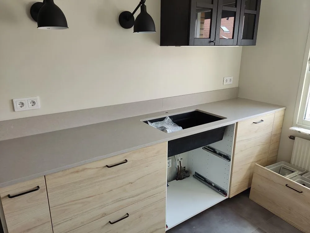 Køkkenbordplade i Silestone Royal Reef, Lindome