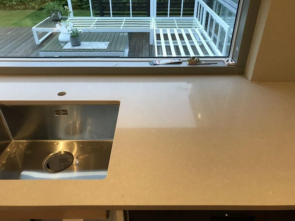 Køkkenbordplade i Silestone Royal Reef, Malmö – billede 4