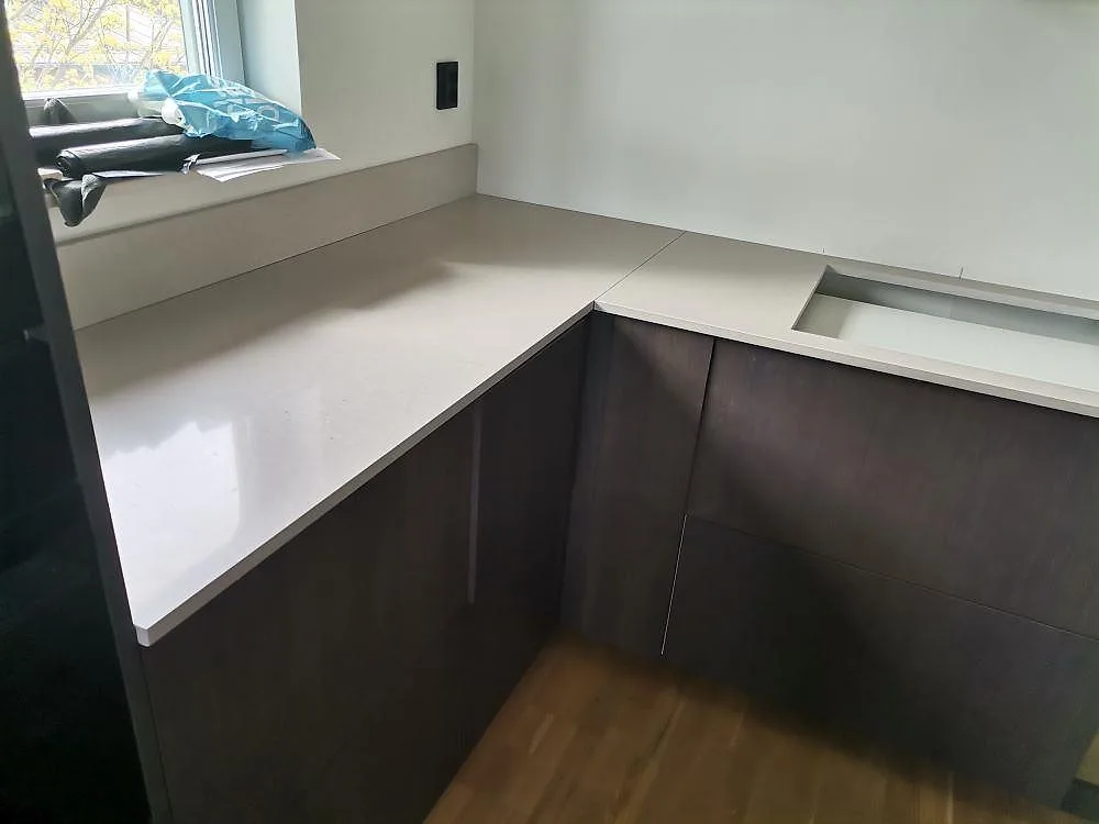 Køkkenbordplade i Silestone Royal Reef, Stockholm – billede 5