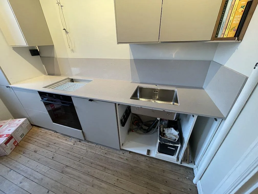 Køkkenbordplade i Silestone Royal Reef, Stockholm – billede 3