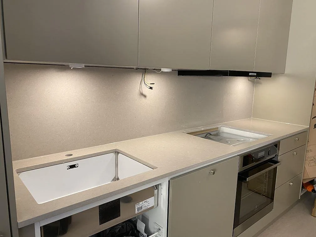 Køkkenbordplade i Silestone Royal Reef, Sundbyberg